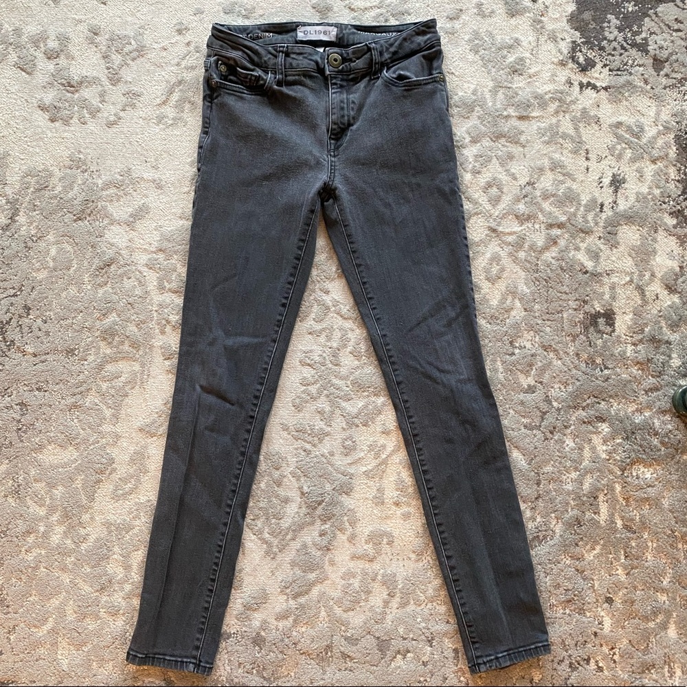 DL1961 Margaux Instasculpt Ankle Skinny Jeans-Grey